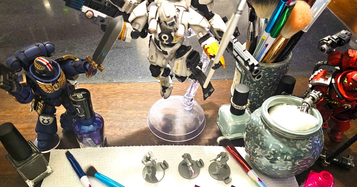 Os melhores produtos de unhas e beleza para pintar minis Warhammer 40K