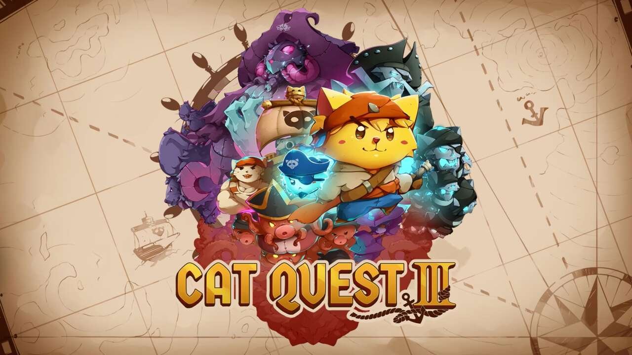 Cat Quest 3 sendo lançado fisicamente, inclui um mapa-múndi e adesivos colecionáveis