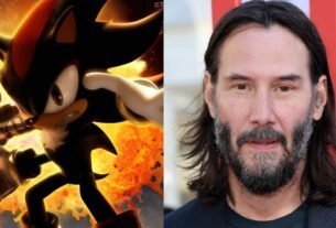 Keanu Reeves é a sombra em Sonic The Hedgehog 3