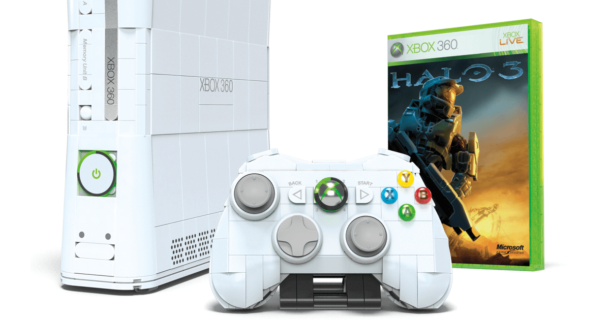 O kit de construção do Xbox 360 semelhante ao Lego custa mais que o dobro de um Xbox 360 usado