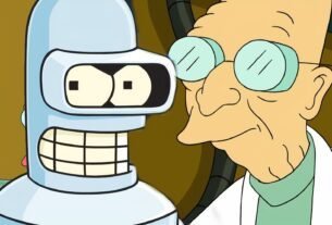 Arte de ação ao vivo de Futurama imagina versões de ficção científica de baixo orçamento de personagens principais