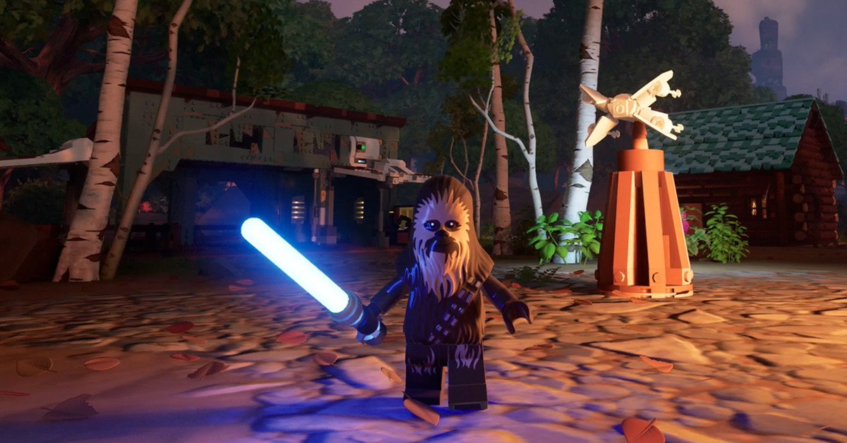 Como obter um sabre de luz em Star Wars Lego Fortnite