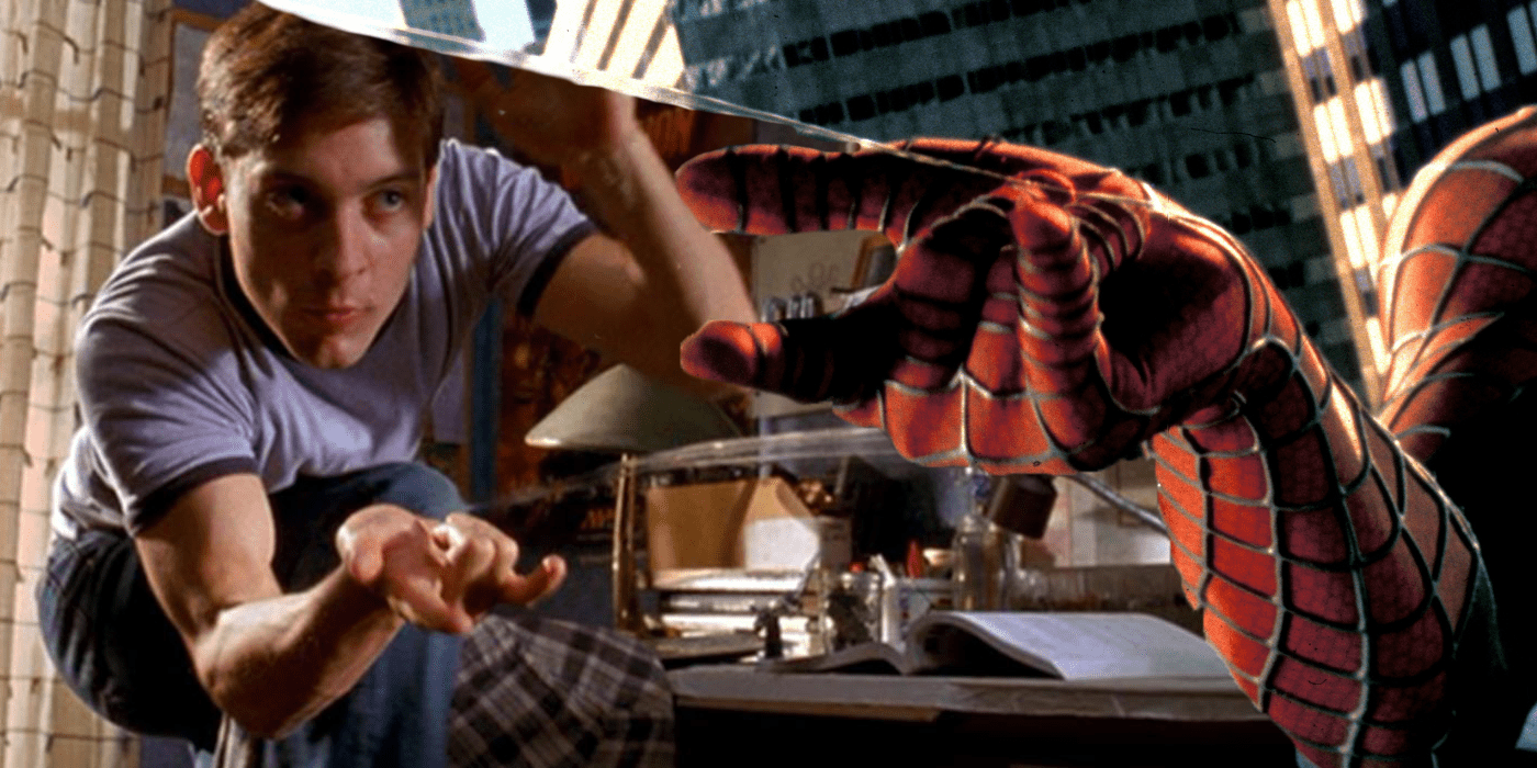 Por que o Homem-Aranha de Tobey Maguire tem atiradores de teia orgânicos