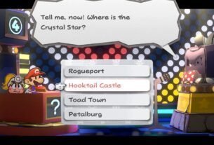 Todas as respostas do questionário Thwomp em Paper Mario: Thousand Year Door