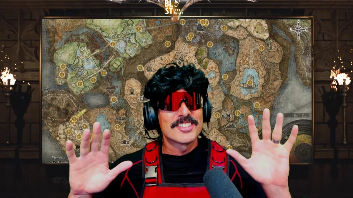 Dr Disrespect Elden Ring Stream termina da maneira mais estranha