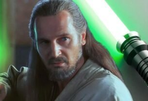 Revisão do sabre de luz do posto avançado de Padawan Qui-Gon Jinn