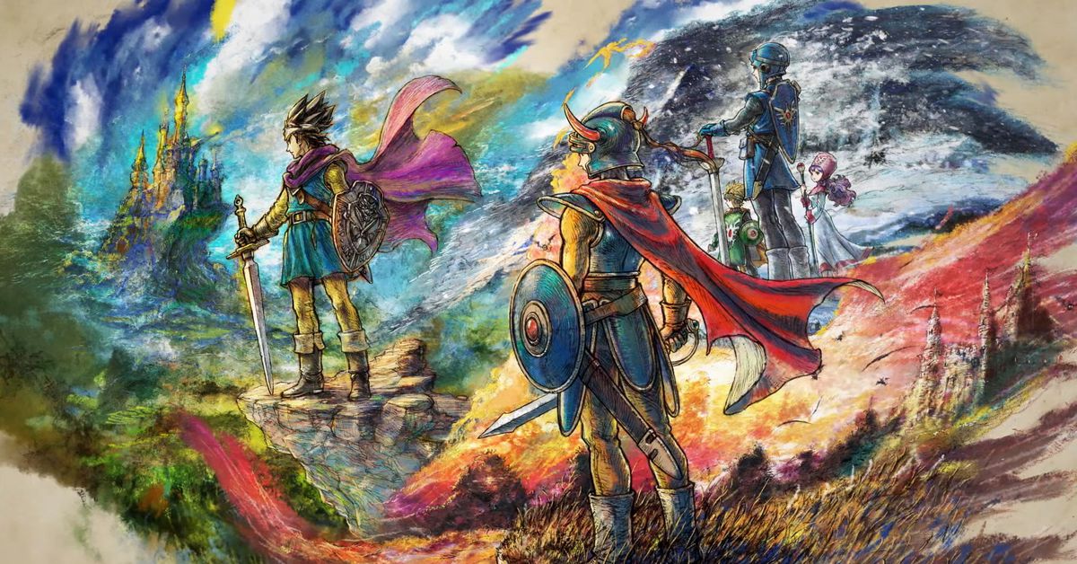 Trilogia OG Dragon Quest recebendo tratamento ‘HD-2D’ para Switch