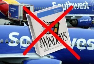 Não, a Southwest Airlines não usará o Windows 3.1 em 2024