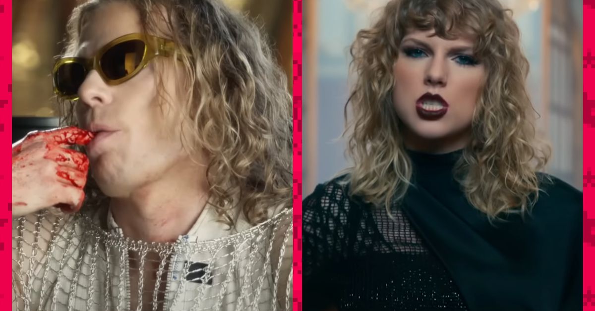 Por que as pessoas acham que Taylor Swift está brigando com um vampiro de verdade