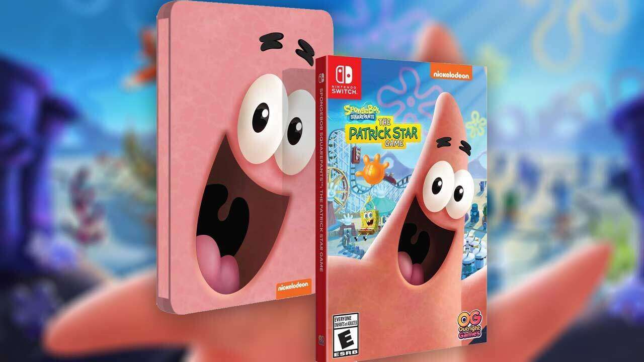 Bob Esponja Calça Quadrada: O Jogo de Vídeo Patrick Star Ganhando uma Edição Steelbook