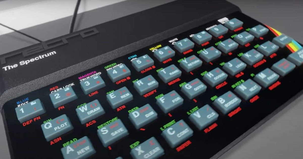 Recriação do ZX Spectrum vinda da equipe por trás do Atari 400 Mini, teclas de borracha e tudo