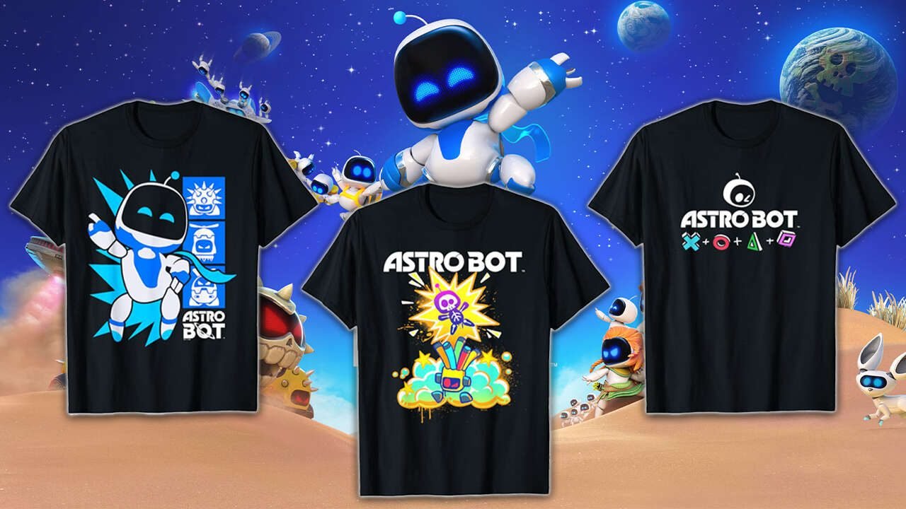 Confira essas camisetas Astro Bot oficialmente licenciadas na Amazon