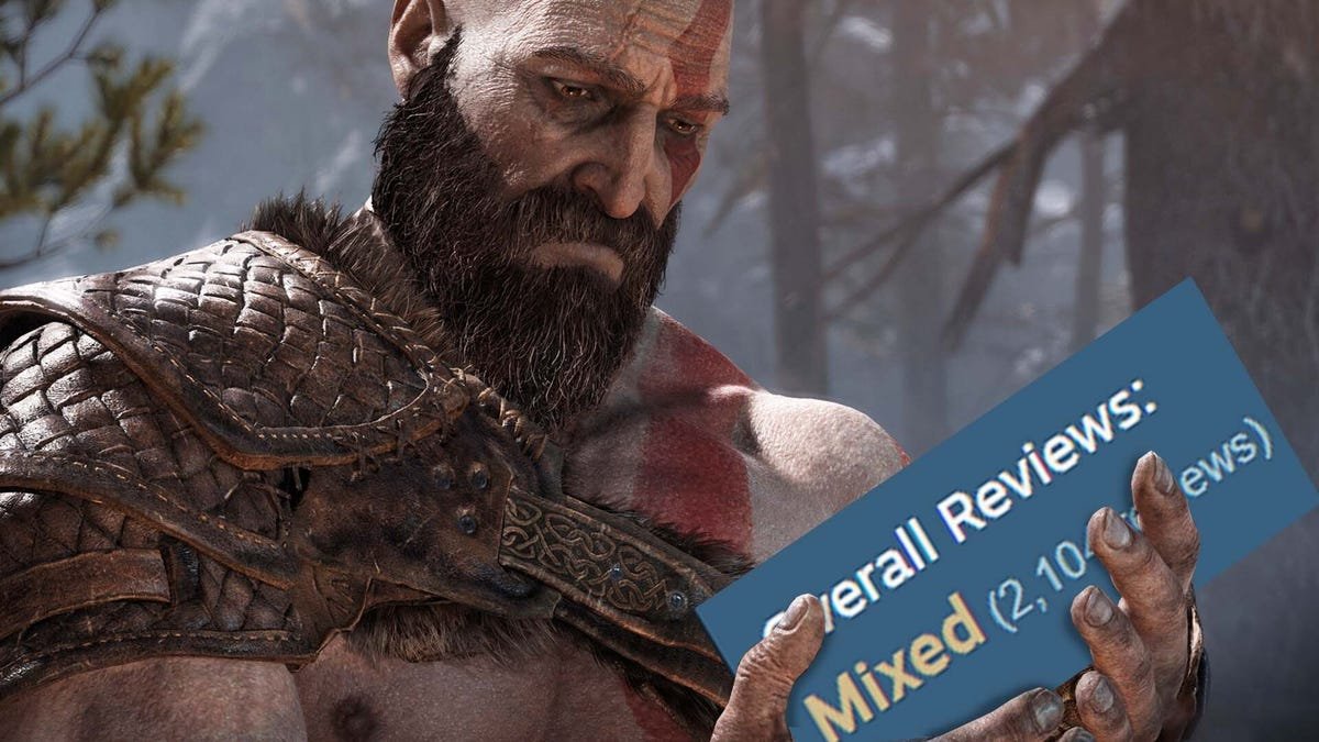 God Of War Ragnarök é arrastado em análises do Steam para login na PSN