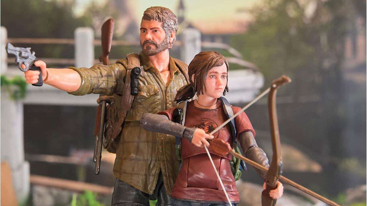 O conjunto oficial de bonecos de ação The Last Of Us vem com acessórios que podem ser trocados (sem tacos de golfe)