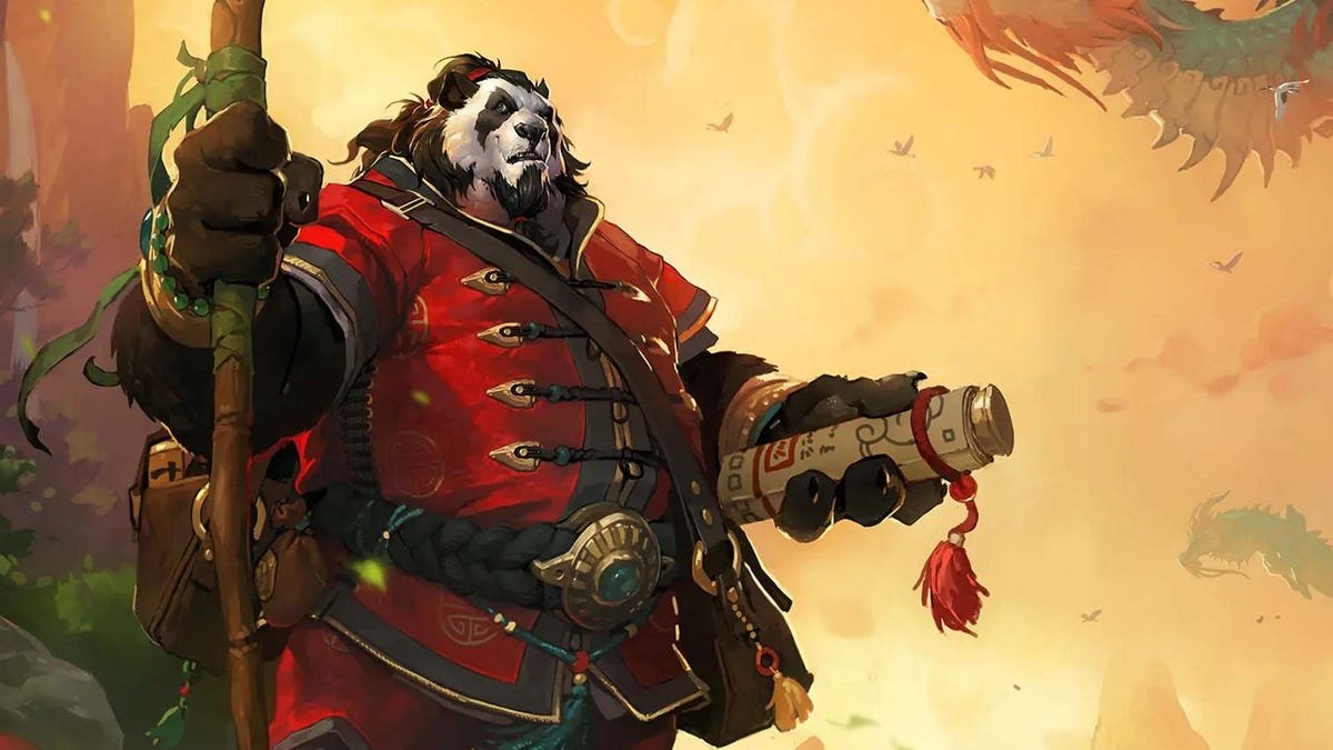 O famoso panda neutro do WoW atinge o nível máximo na nova expansão