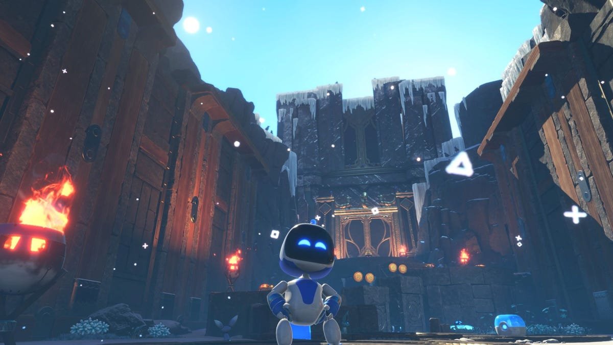 O nível God of War do Astro Bot tem um troféu de caça ao corvo difícil