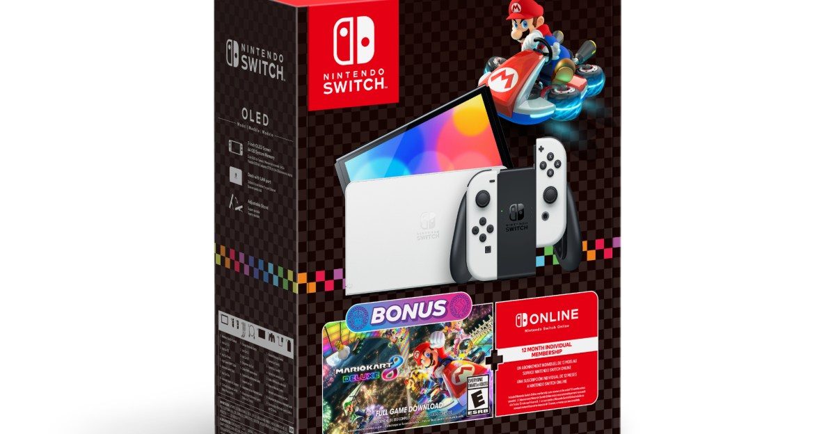 Os pacotes de férias do Switch da Nintendo incluem US$ 79 em coisas grátis