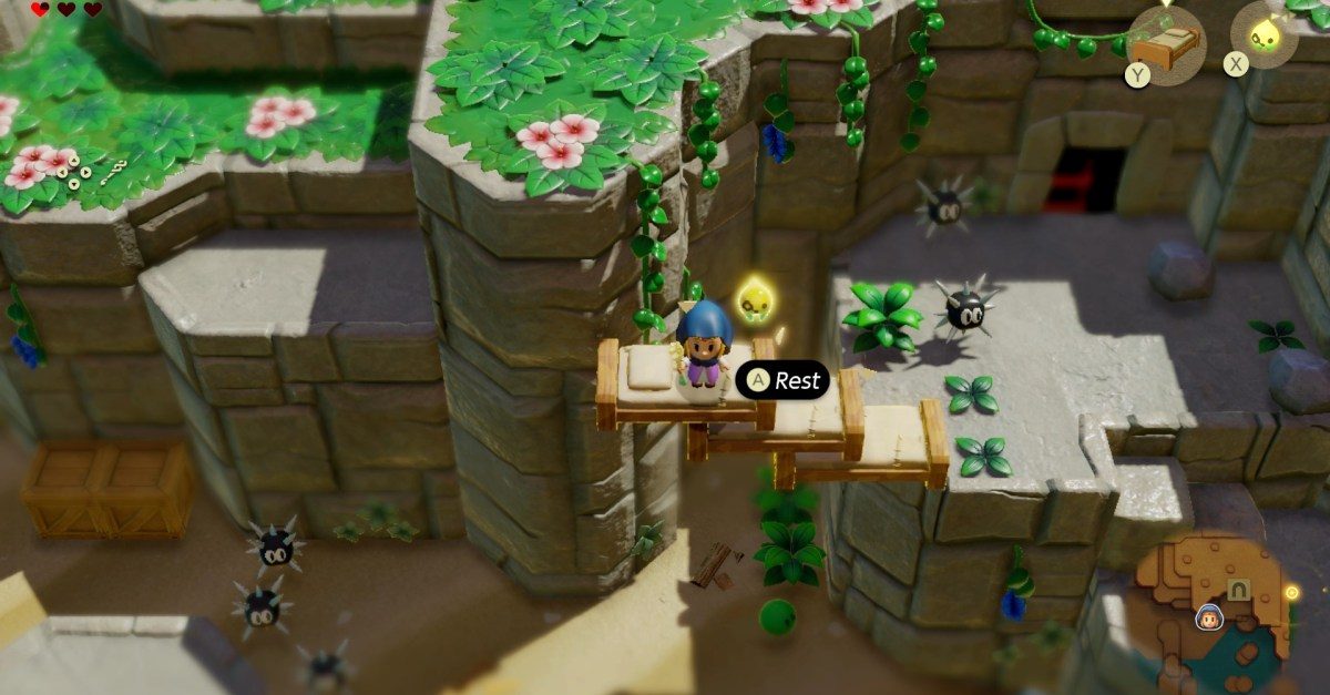 Preso em Zelda: Ecos da Sabedoria? Experimente uma cama