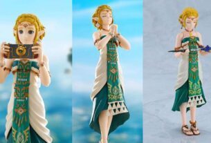 As pré-encomendas de figuras da princesa Zelda Figma estão disponíveis no Crunchyroll e esgotadas na Amazon