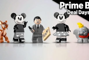 Conjunto de câmera e minifigura Lego Disney 100 Tribute tem 30% de desconto em dias de grande negócio