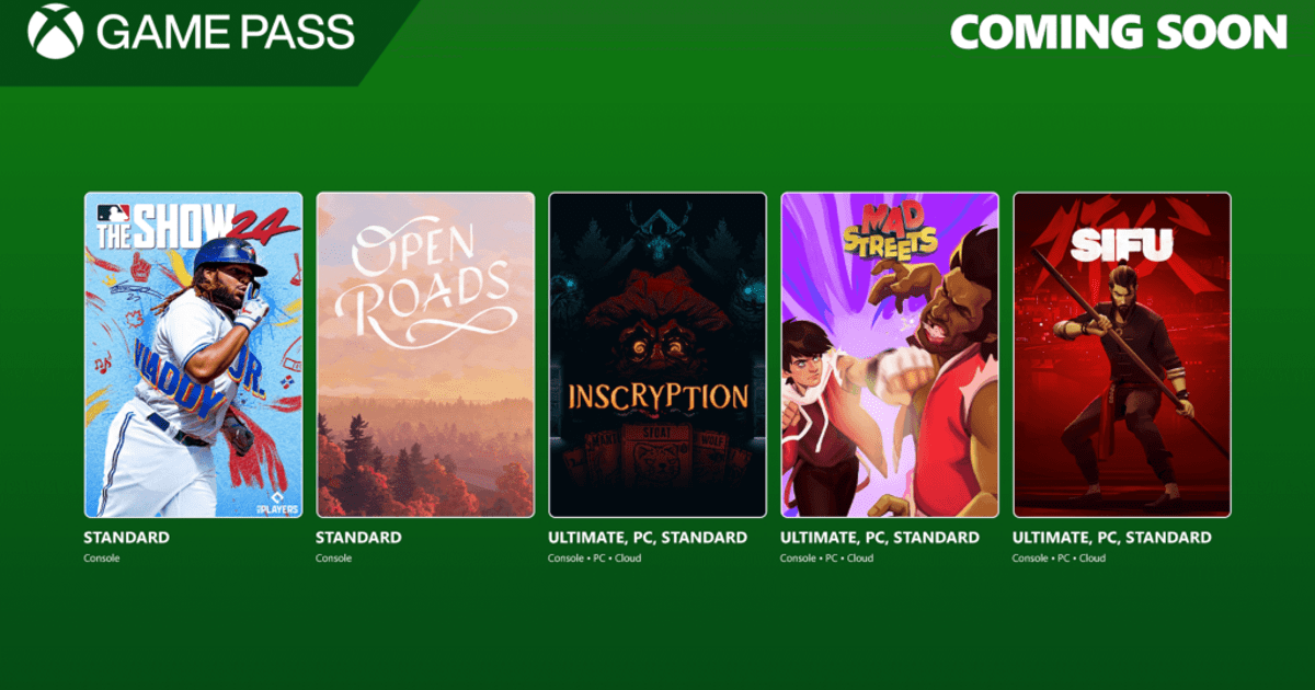 Jogos do Xbox Game Pass de outubro de 2024 anunciados