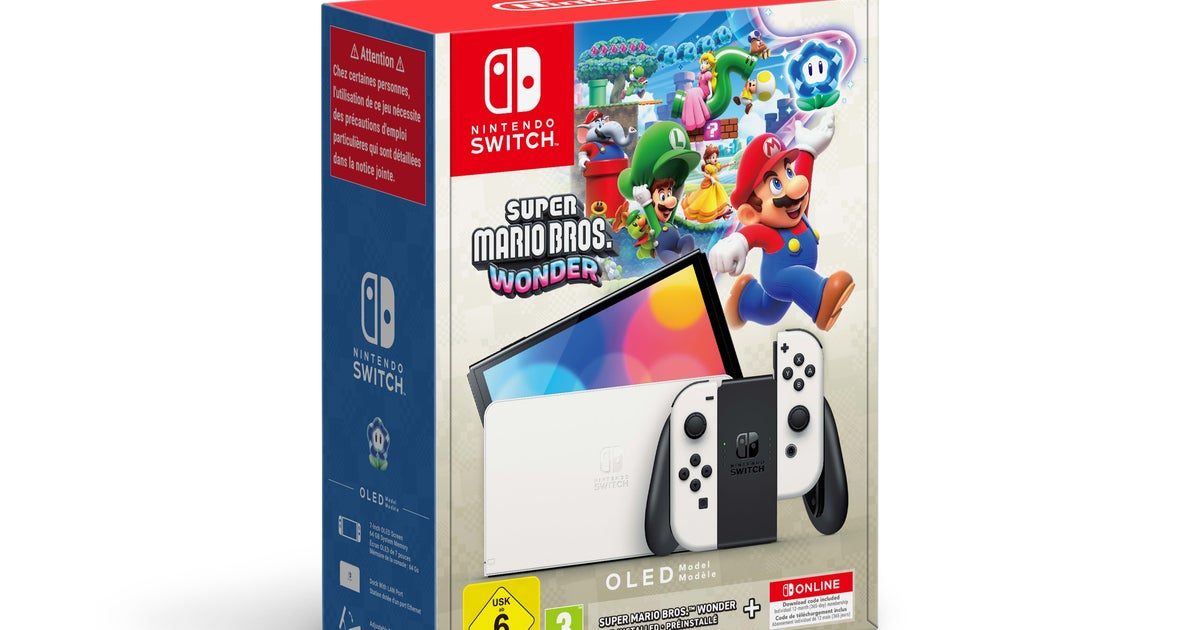 Nintendo anuncia novo pacote Switch OLED Mario para a Europa