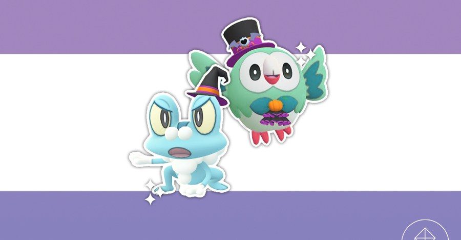 O Halloween Froakie e Rowlet podem brilhar no Pokémon Go?