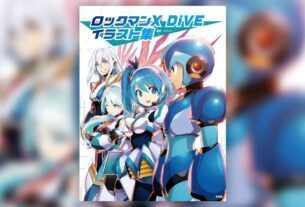 O jogo Mega Man X Dive para celular e PC recebendo um livro oficial de arte completo