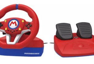 Roda de corrida oficial do Mario Kart Switch cai para novo preço baixo na Amazon