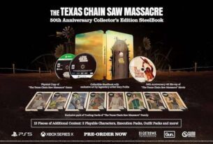 Texas Chain Saw Massacre 4K Steelbook Movie and Game Collector's Set já foi lançado