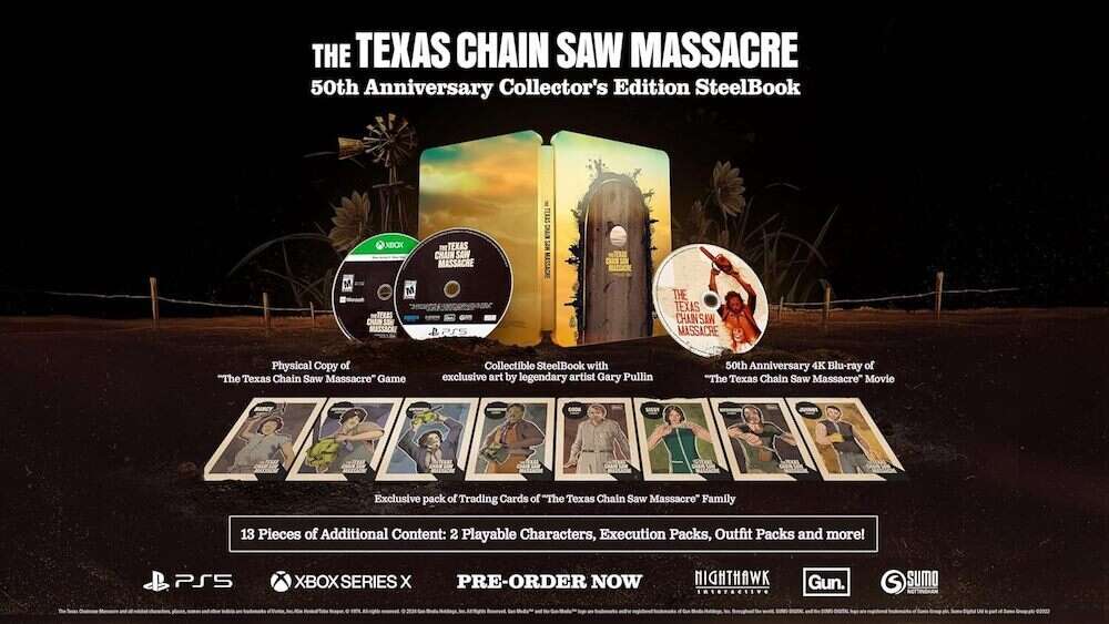 Texas Chain Saw Massacre 4K Steelbook Movie and Game Collector's Set já foi lançado