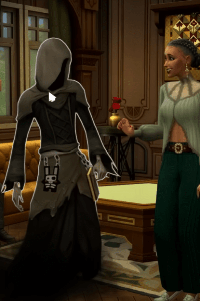 The Sims 4 permite que você olhe com o Grim Reaper