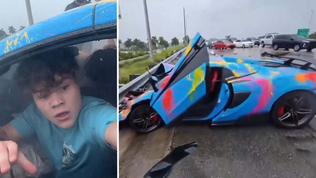 YouTuber banido permanentemente após bater um carro caro durante a transmissão