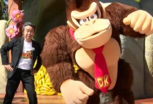 Assista Miyamoto fazer um tour pela nova expansão do parque temático Donkey Kong Country do Super Nintendo World