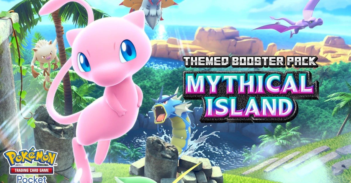 Hora e data de lançamento da expansão Mythical Island no Pokémon TCG Pocket