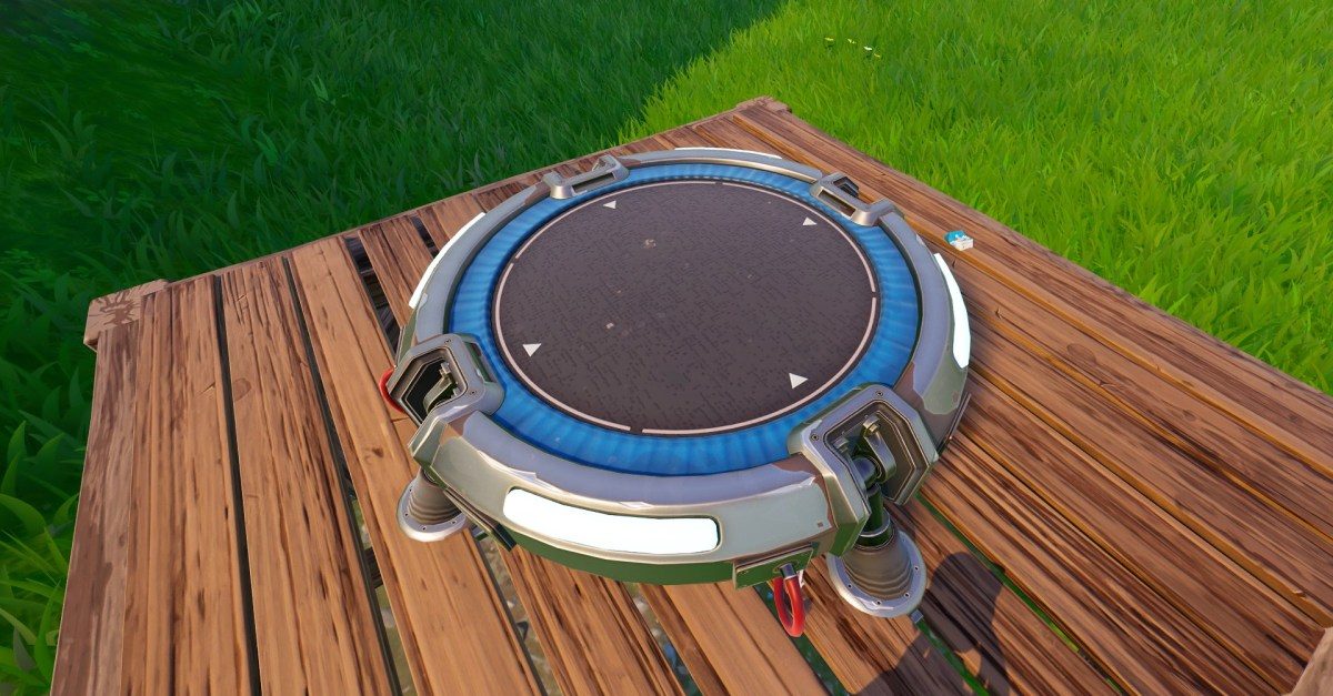 Onde encontrar uma plataforma de lançamento em Fortnite OG