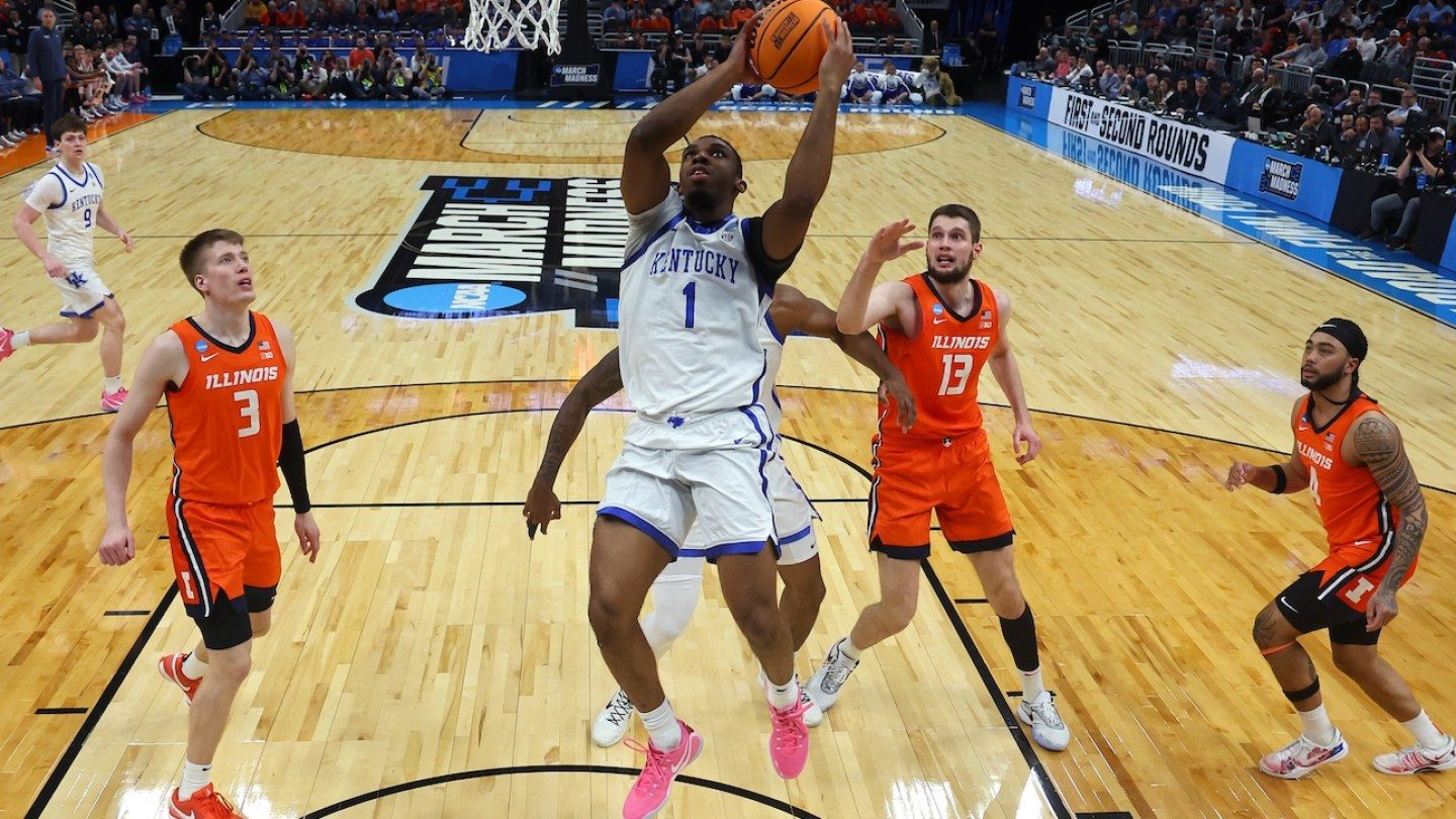 As classificações de TV de March Madness, homens, subiram nas primeiras rodadas