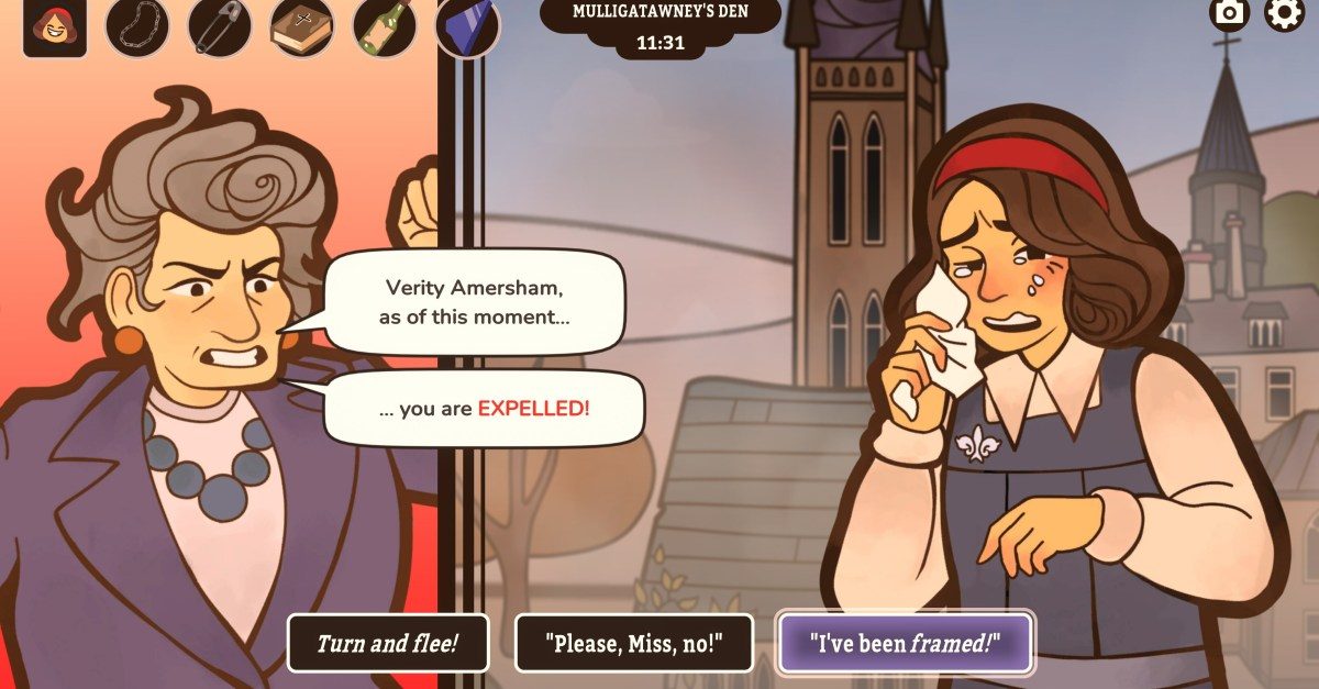 Expelled é outro jogo fascinante ambientado no universo do Inkle