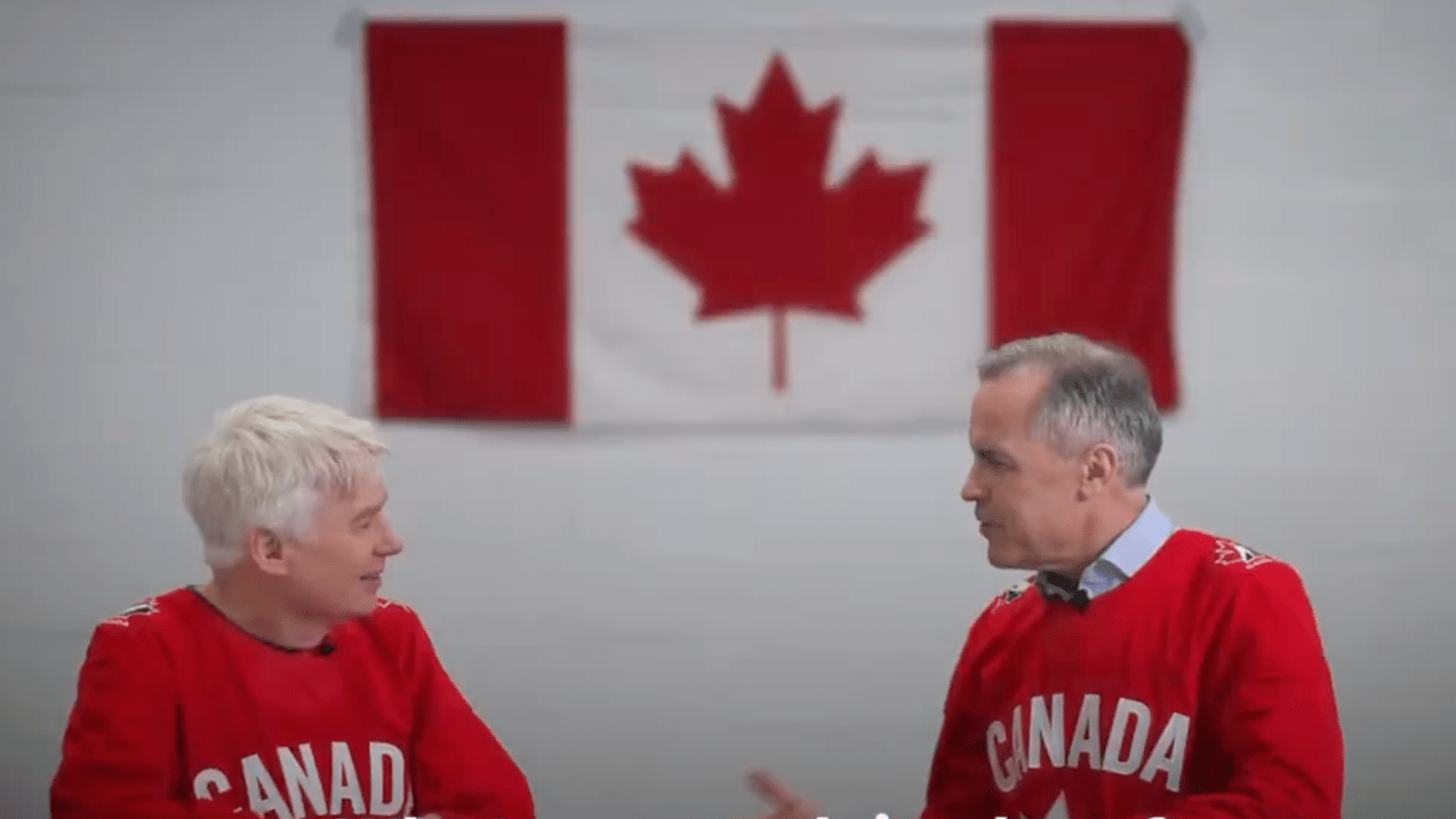 Mike Myers escava em Trump no Canadá Liberal Party anúncio sobre o 51º estado
