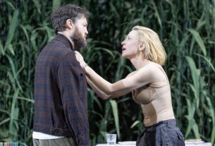 Tom Burke and Cate Blanchett in The Seagull