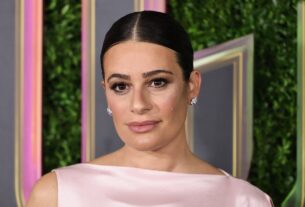 A casa de Lea Michele era uma atração turística depois que Cory Monteith morreu