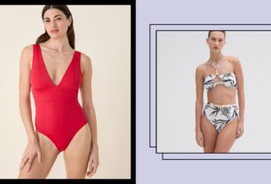 La Blanca Earth Goddess Draped Bikini Top & Hipster Bikini Bottom