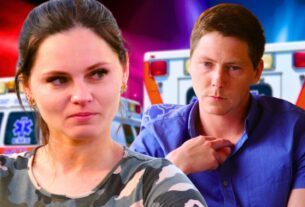 Julia Trubkina e Brandon Gibbs, de 90 dias, lamentam a perda do amado membro da família