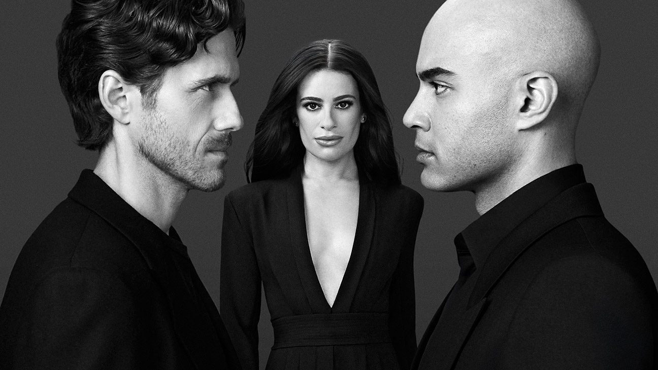 Aaron Tveit, Lea Michele and Nicholas Christopher in Chess