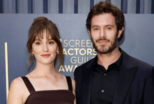 Leighton Meester and Adam Brody at the 2024 SAG Awards.