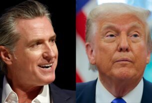 Gavin Newsom, Donald Trump
