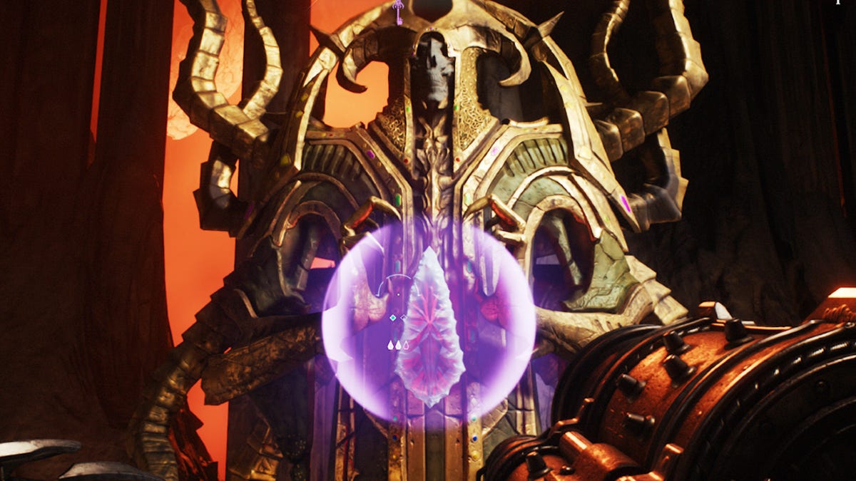 Toda estátua de lobo em 'Forge Ancestral'