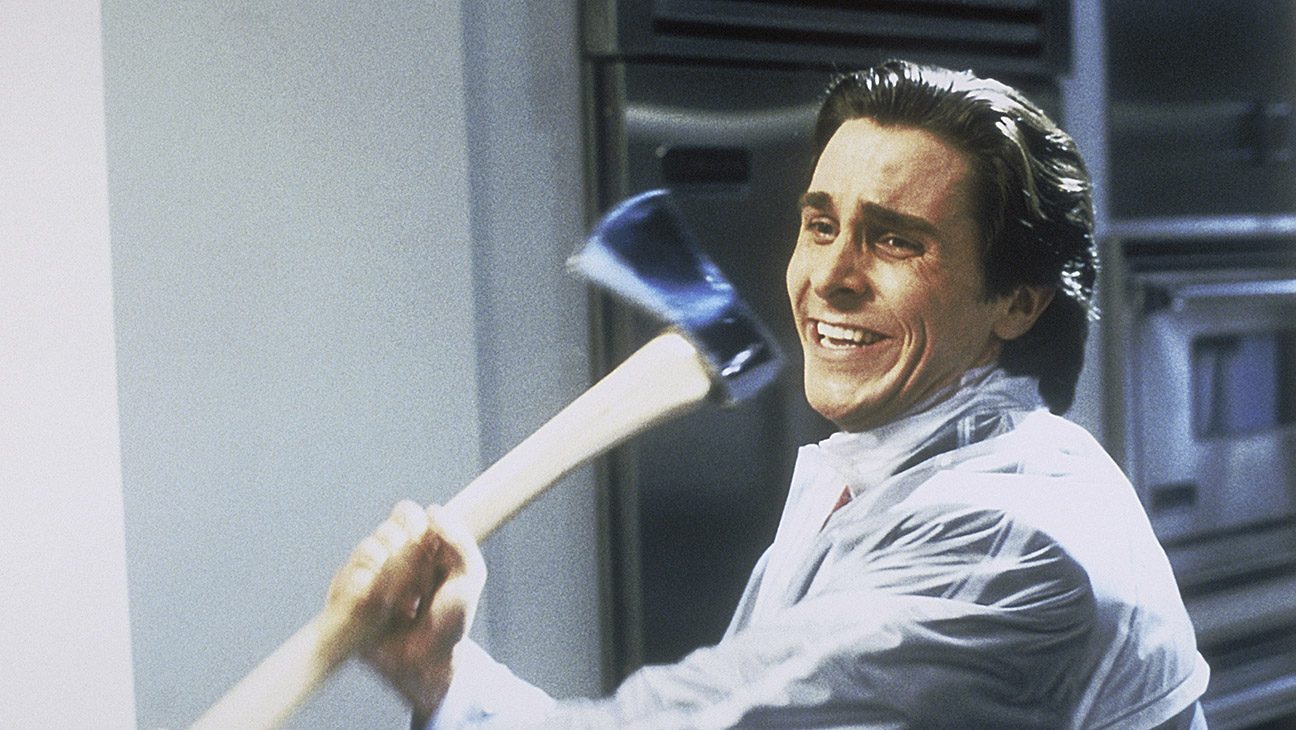 AMERICAN PSYCHO, Christian Bale, 2000.