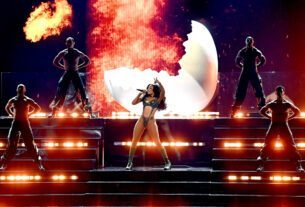 Megan Thee Stallion performs onstage at the 2024 BET Awards at Peacock Theater on June 30, 2024.
