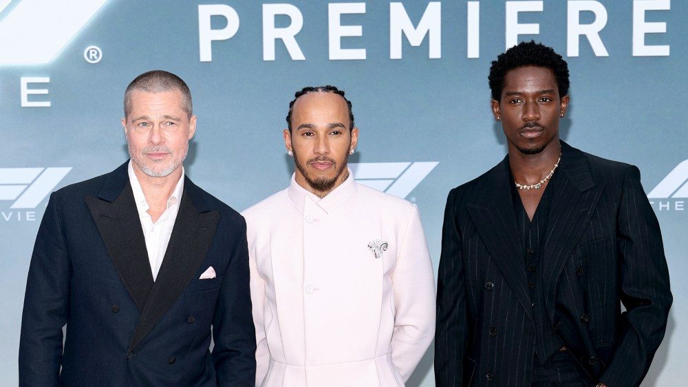 Brad Pitt e Damson Idris para dirigir carros de corrida reais